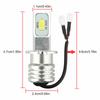 2pcs H3 High Power super White Led Headlight Kit 100w 10000lm Fog Drive Drl 6000k Bulb Low Power