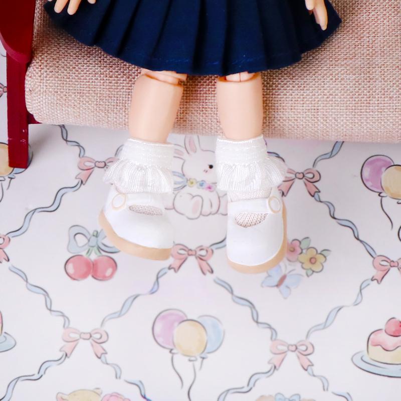 Plastic OB11 Student Shoes Obitsu 11 Doll Shoes ob11 Doll Pointy Toe Shoes Diy Toys For dod Ddf Body9 1/12 Bjd Gsc Bjd Doll