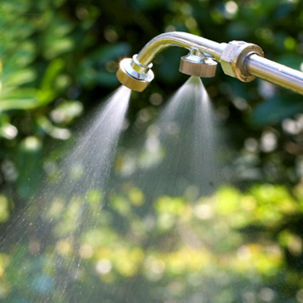 G1/4 Podwójna dysza ze stali nierdzewnej wachlarzowa dysza rozpylająca akcesorium do opryskiwacza elektrycznego rolniczego