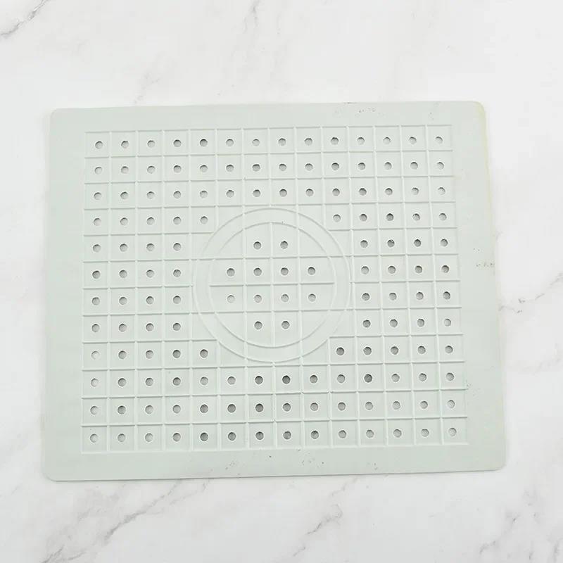 Kitchen Table Anti Slip TPR Sink Mat - Heat Insulation Dish Protector Non Slip Bathroom Accessories Useful Home Decor
