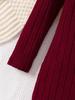 2025 Fall/Winter Slimming European & American Girls' Warm Dress