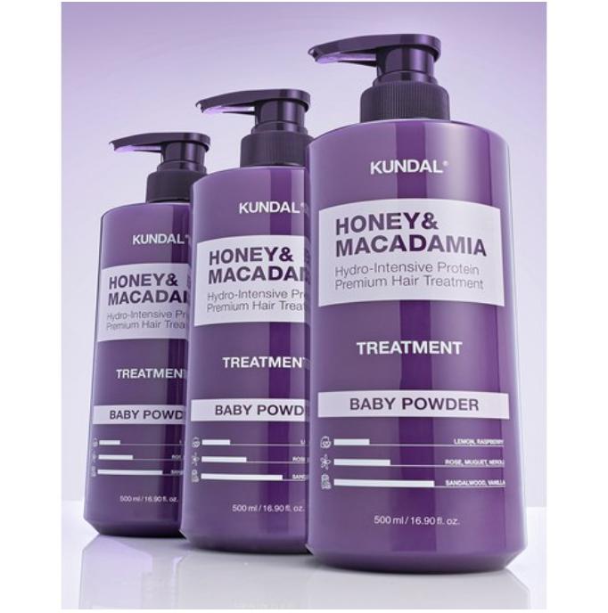 KUNDAL Honey & Macadamia Hair Treatment 500ml – 7 Scents | Deep Repair & Moisture Care