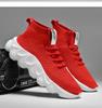 Trainers Breathable Soft Sole Sports Casual Socks Lace Up Thick Soled Red Shoes Tenis Masculino Mens White Sneakers
