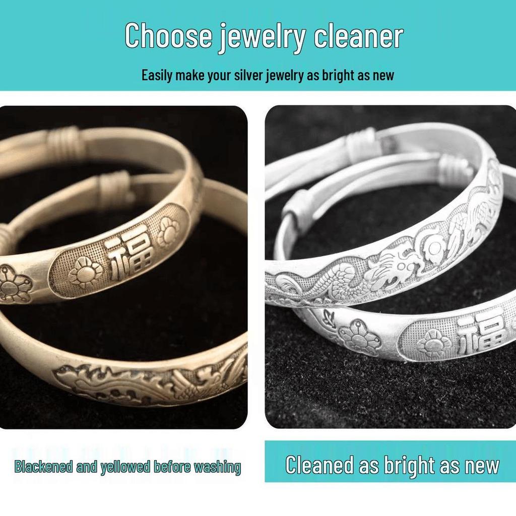 Quick Deoxidation Jewelry Cleaning Solution for Gold and Silver - Household Cleaner