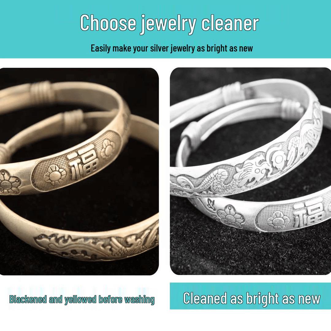 

Быстродействующее средство для очистки ювелирных изделий от окисления для золота и серебра - Бытовое чистящее средство 1 Bottle Jewelry Cleaner