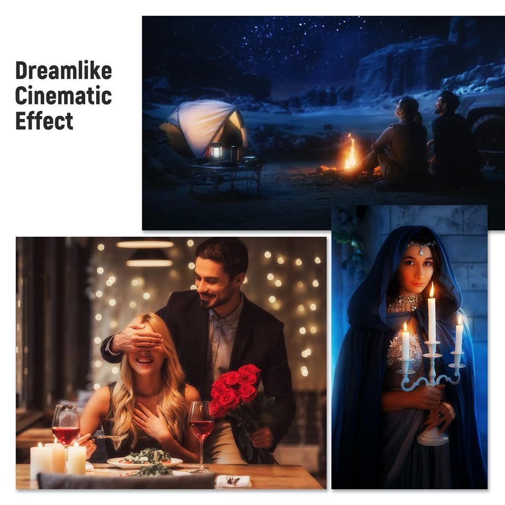 NEEWER Black Diffusion Dreamy Effect Square Filter HD Optical Glass Compatible with Tilta Compatible with SmallRig Mattebox Suitable for Cinematic