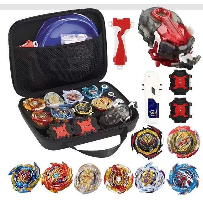 Hit Battle Toy for Kids - Hurricane CX Burst Beyblade Set, Complete with Attack Battle Plate and Launcher