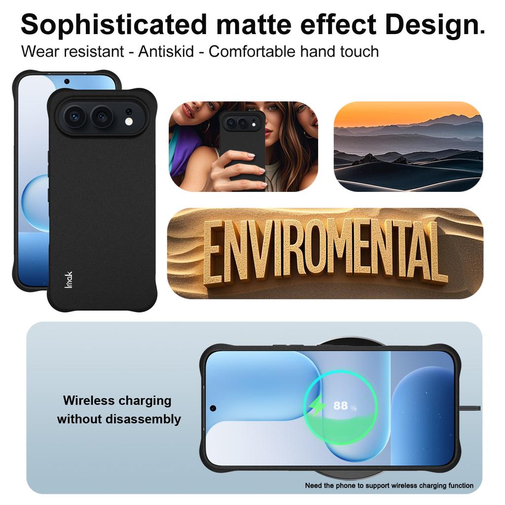 For Honor 500 Pro 5G Phone Case IMAK Shock-resistant Soft Case