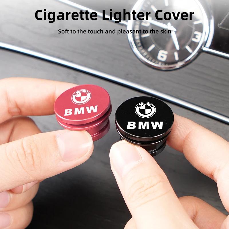 BIFL6 New 2025 Metal Car Cigarette Lighter Cover Decorative Cover DustProof Dust Cover Auto  Accessories For BMW E46 E90 E60 F30 F10 E