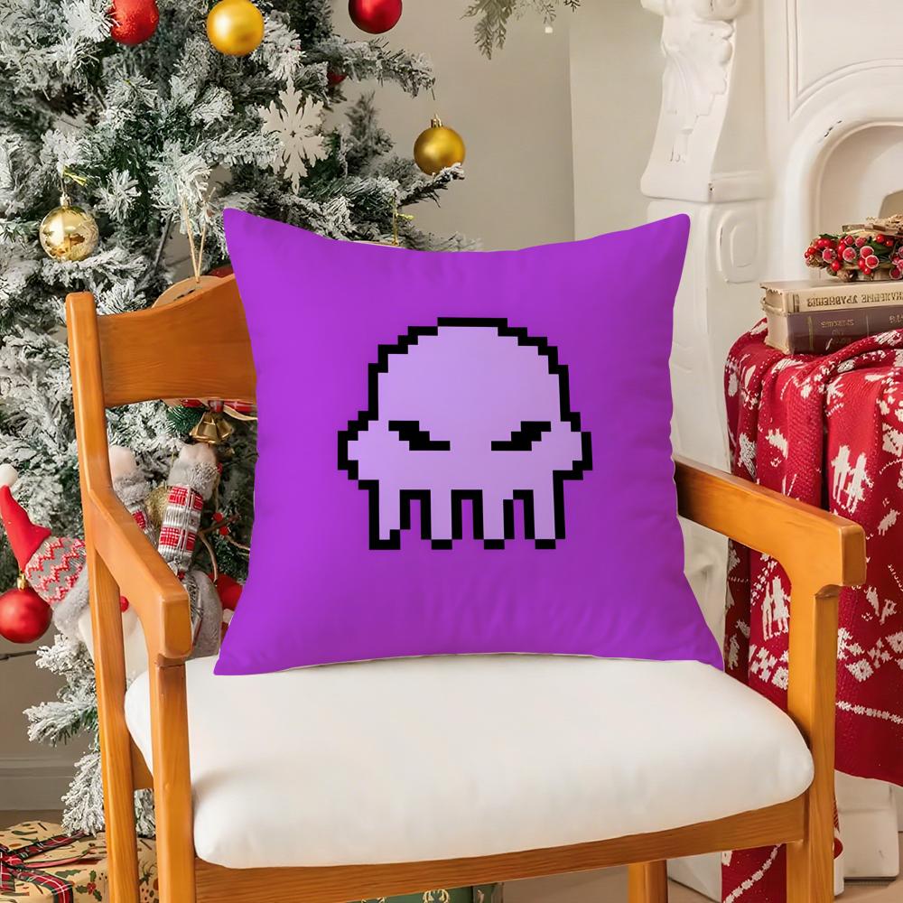 Web Comics HHomestuck Funny Pillow Case Silky Short Plush With Invisible Zipper Dustproof Sofa Cushion Cover