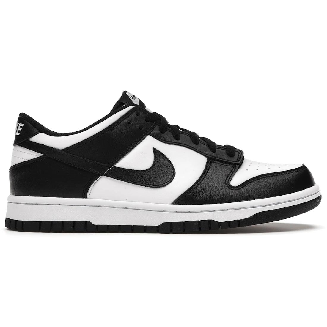

Кроссовки Nike Dunk Low Retro Белые Черные Панда (GS)(CW1590-100) 35.5