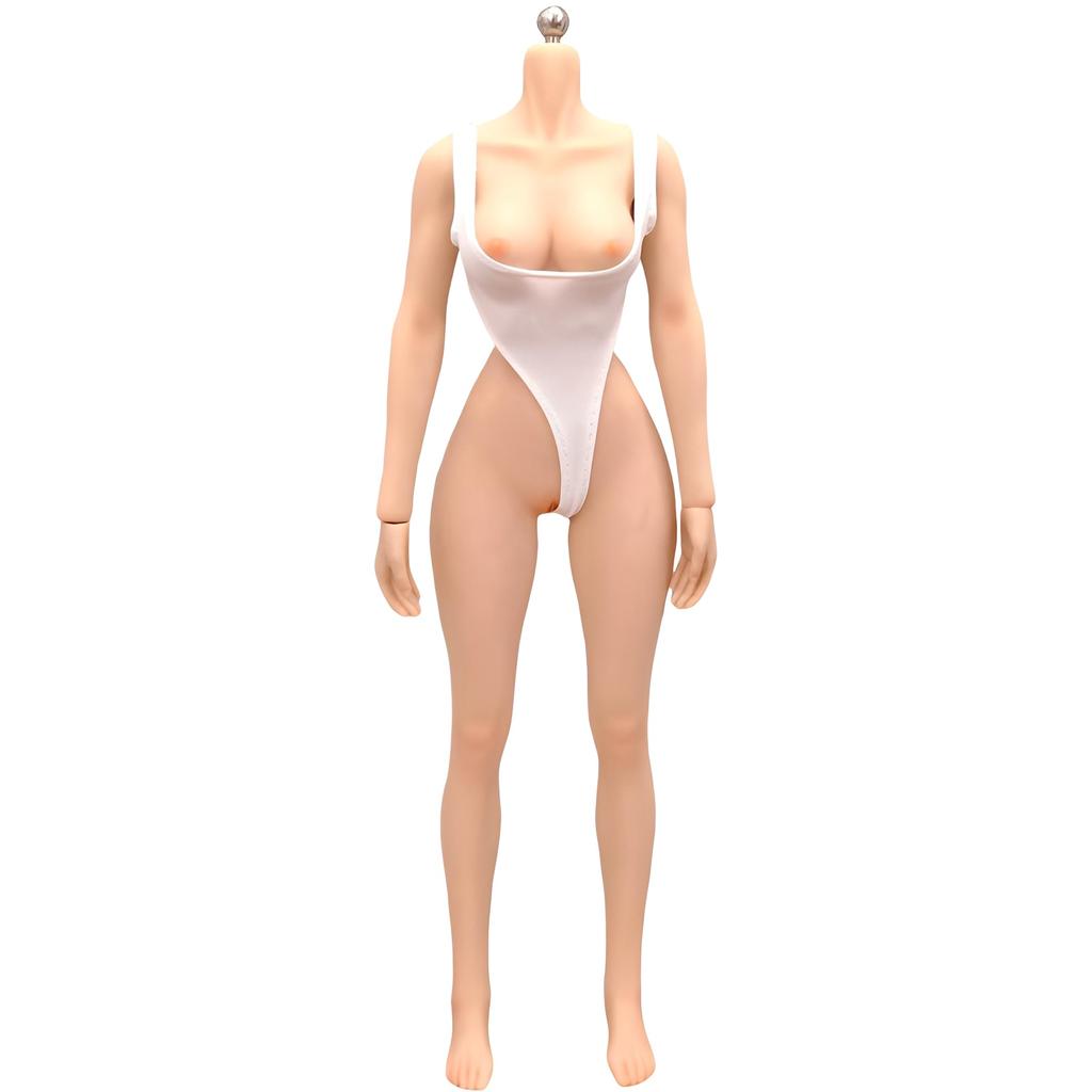 AIEK Scale Figure Female with Body No Pubic and Detailed Premium Compatible with VERYCOOL 1/6 Body, Ultra-Flexible Seamless, Breast-Modified Body,