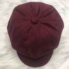 Women All Match Solid Color Short Brim Beret for Autumn Winter Wear