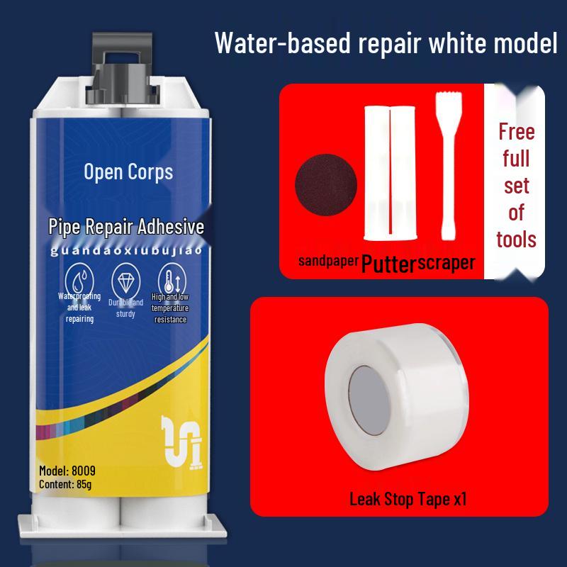Mehrflächenrohrleck-Reparaturkleber für Metall, Kunststoff, PVC und Gusseisen