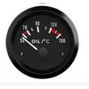 Vehicle Meter 12V Automobile Car Gauge 2" 52mm Water Temp Oil Temp Oil Press Fuel Volts Oil press kg Ammeter Gauge Black Shell