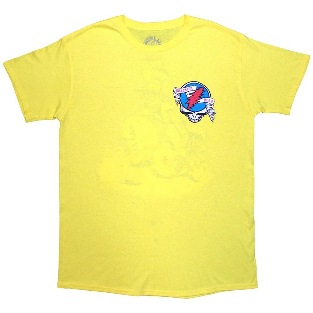 Grateful Dead Rose Pose Yellow Tee Tshirt Unisexs L