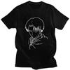 Japanese Anime Attack On Titan Men's T-shirt, Fashionable Short-sleeved Pure Cotton Personalized T-shirt for Men