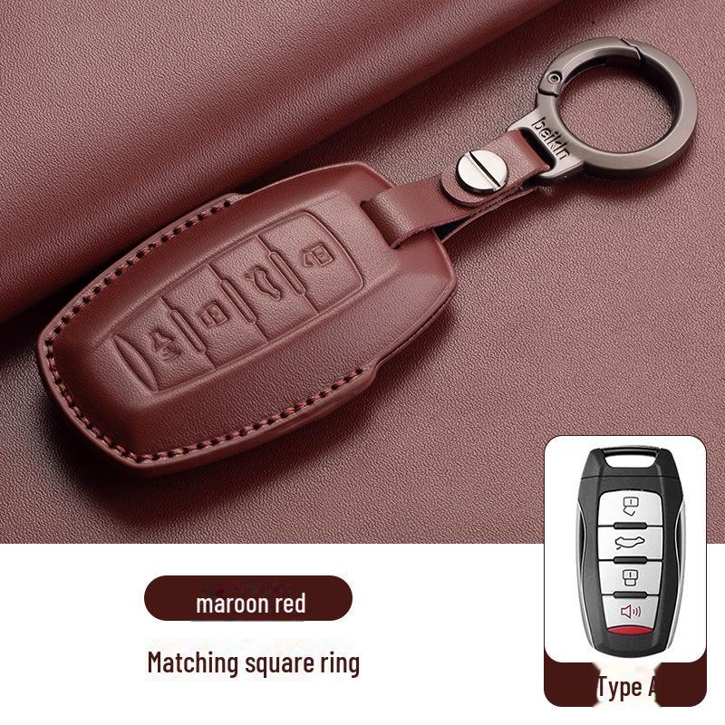 Great Wall Haval H6 Coupe Leather Key Cover for H2S/M6/F5/H4 Big Dog F7X and Haval Car Bag Buckle