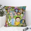 Ricked and Mortys Pillow Case  Comfy Pillow Cover For Office Car Home Decor Novelty Cushion Cover