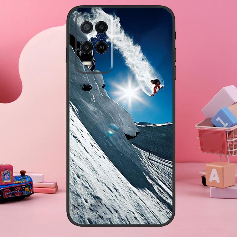 Ski Neige Snowboard Hülle Für Oppo A98 A78 A18 A38 A58 A60 A80 A40 A77 A57 A17 A74 A54 A94 A96 A76 A16 A15 A5 Pro