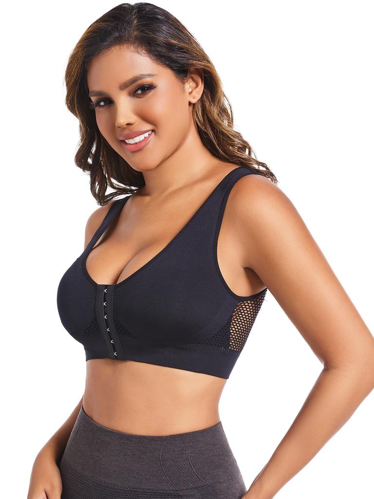 Padded Sports Bras for Women High Impact Seamless Yoga Bra with Removable Cups Athletic Crop Tank Tops Gym Workout Brassieres