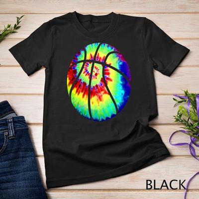 Basketball Tie Dye Hoodie, Hippie Hoodie, Basketball Unisex T-Shirt