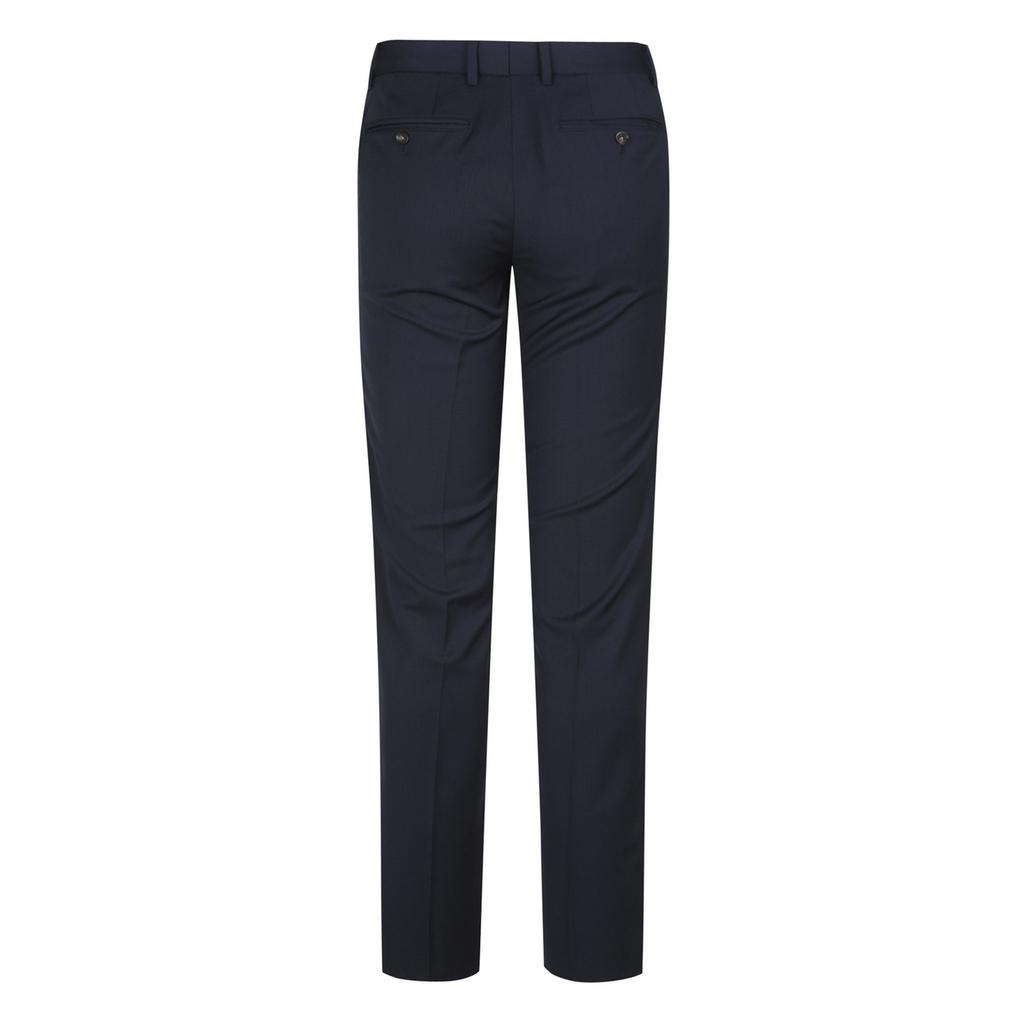 FERRAROMILANO Men'S Napoli Wool Blend Pants Navy (Am0Dsl13149)