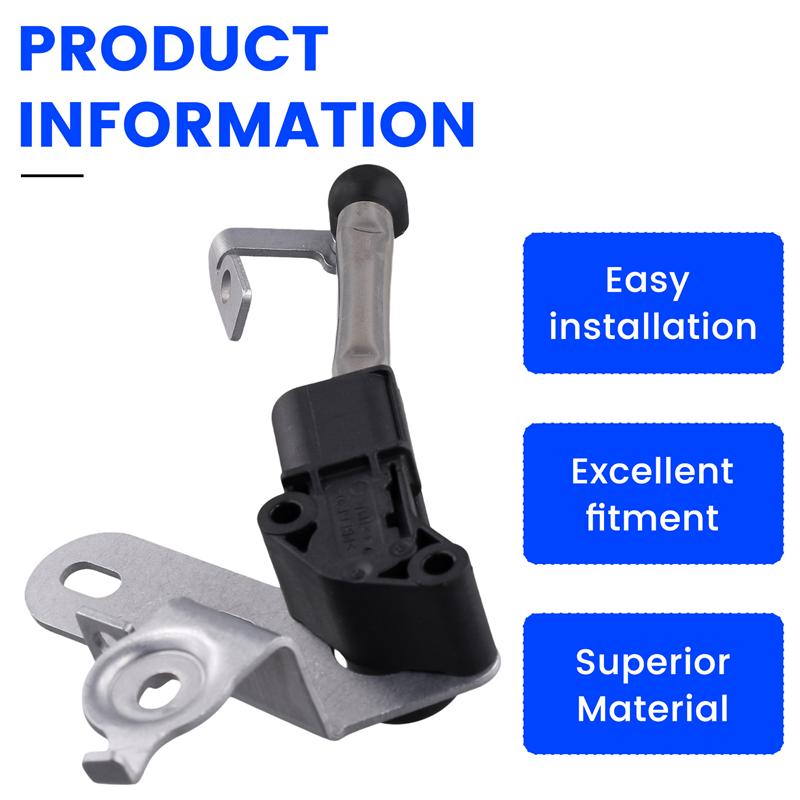 

X39A-971616214A Front Right Height Level Sensor Bracket For Porsche Panamera 971 Suspension Level Sensor 971616214C 4M0907504 Black Silver