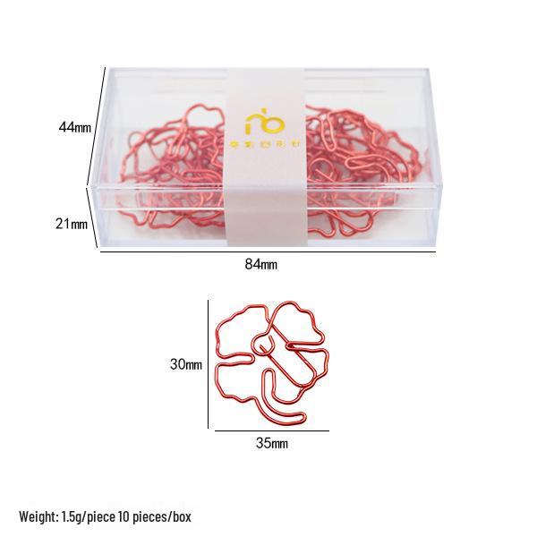 Electroplated Rose Gold Animal Clips & Paperclips, Swastika Clips, and Decorative Journal Pins