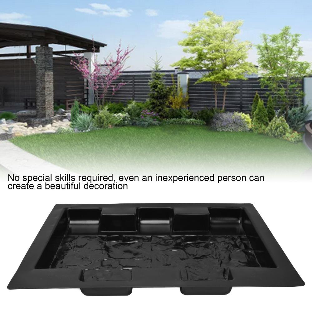 Cast Artificial Rock Stepping Stone Mold 3D Texture Stone Veneer Mold Yard Lawn