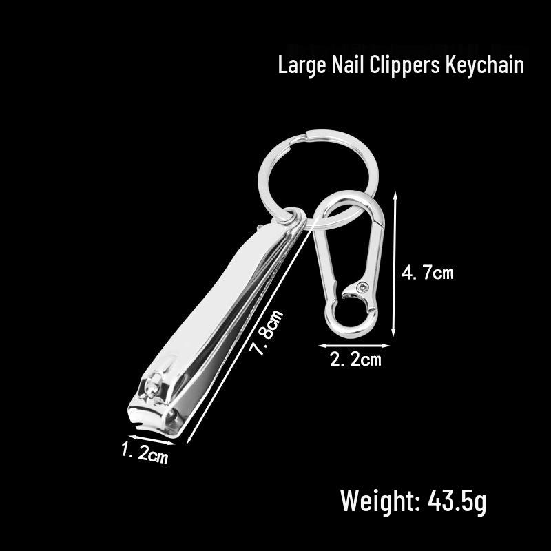 Nail Clippers Set: Small & Large with File - Manicure Tools