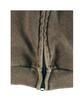 Ertr Chest Pocket Hoodie Zip Up Brown