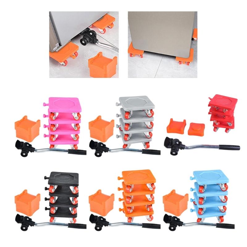 Professional Furniture Transport Wheel Metal Casters multifunction Furniture Moving Wheel Simple Installs for Frequent Use