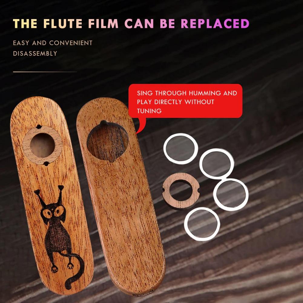 Dřevěné kazoo nástroje Přenosná dřevěná harmonika Kytara Ukulele Doprovod Patry Hudební nástroj pro děti Dárek pro začátečníky