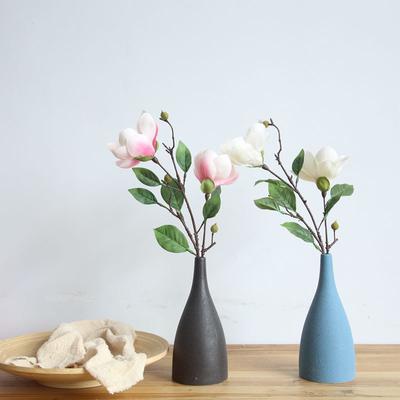 Artificial Spring Silk Flowers Magnolia Floral Wedding Arrangement Bouquet Decor