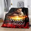 Krieg der Welten Retro Alien UFO Druck Flanell Überwurfdecke Warm Sofa Bett Heimdeko Fan Geschenk