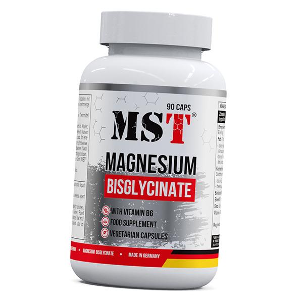 

Магній Бісгліцинат з В6, Magnesium Bisglycinate, MST (36288034) 90caps