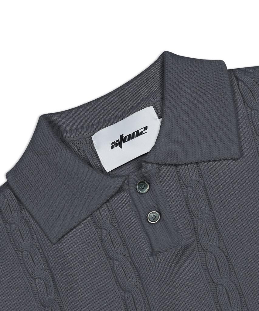 XTONZ Xtk016 Dapper Deal Cable Knit (Charcoal)