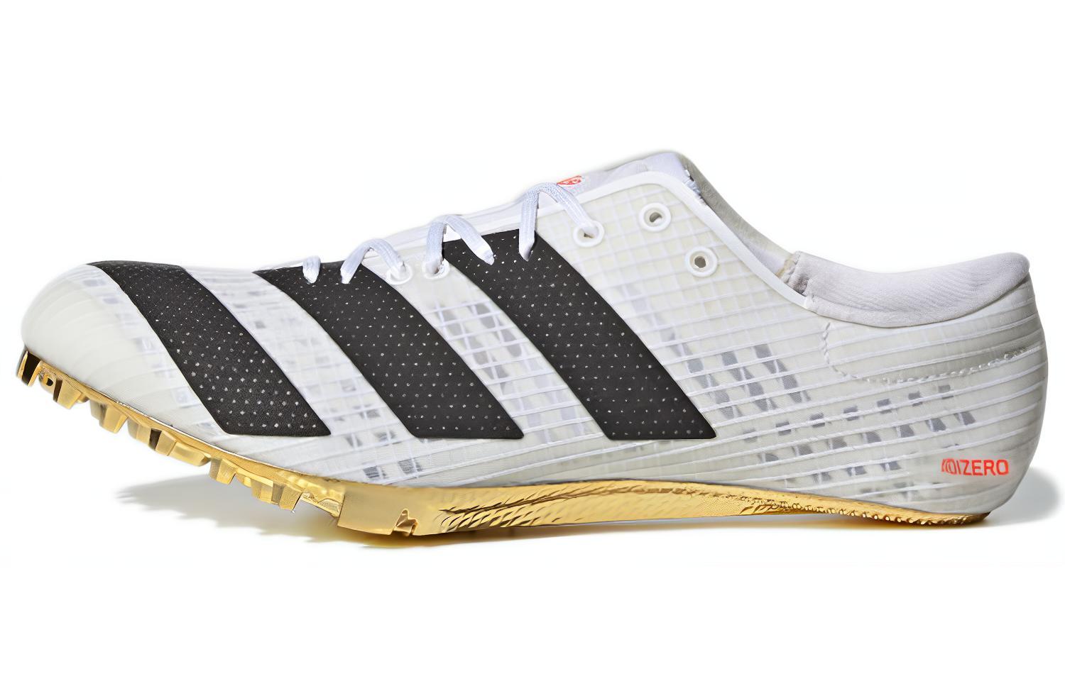 Adidas Adizero Finesse Spikes  White Gold Solar Red  FY4081 44