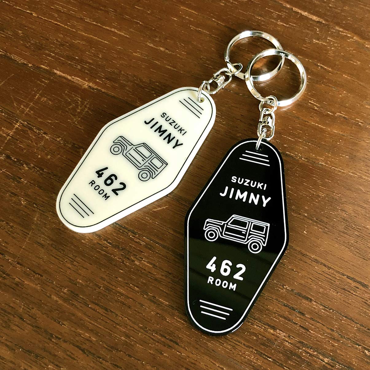 

SUZUKI Jimny Motel Keyring (Black)
