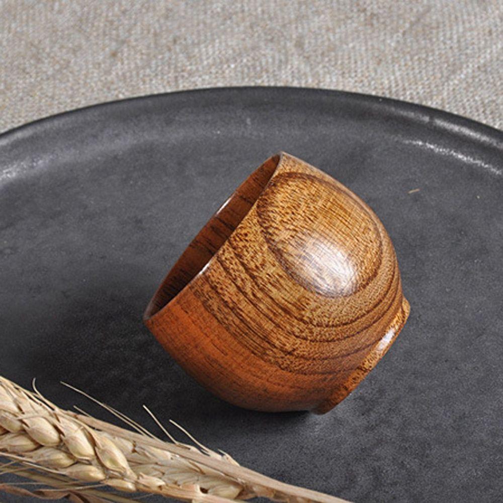 Japanese-style Jujube Wooden Bar Drinkware Handmade Wooden Cup Drinking Cup Tea Cup Coffee Cup