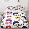 Game Printed Soft Duvet Cover Set Gamepad Video Game Controler Beding Set for Children Kids Tens Young Boys Bedrom Comfortable Quilt Cover featuring