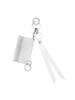 SENTIMENTS NO.527 [silver] STM Silver CARD LACE KEY RinG