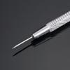 Non-Slip Stainless Steel Pimple Popper Acne Blackhead Removal Needle Tool Silver