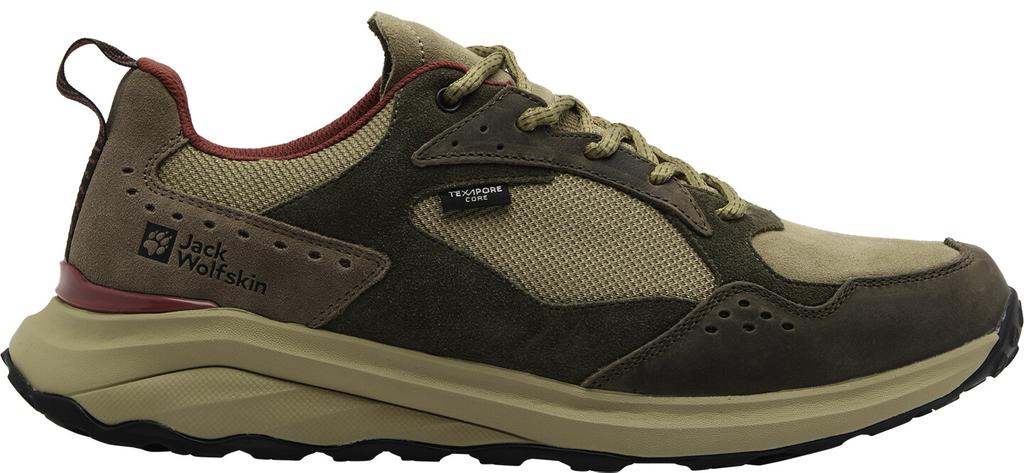 Обувь для треккинга Jack Wolfskin Outdoorschuh CAMP FEVER TEXAPORE LOW M wasserdicht braun anis