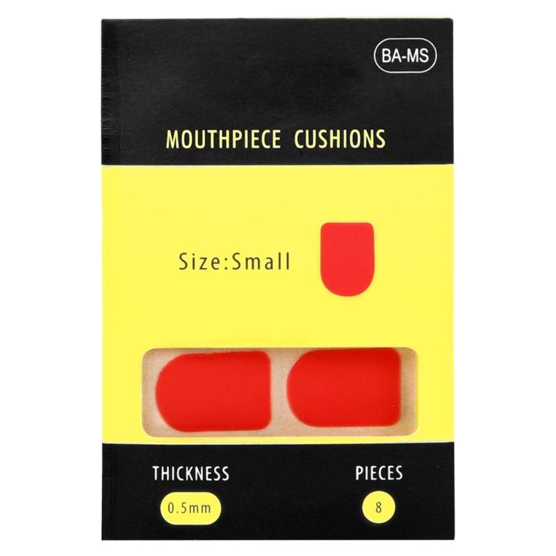 4 Sheet Thick Sax and Clarinet Mouthpiece Pads Soprano Sax Mouthpiece Patches Silicone Strong Adhesive Mouthpiece Pad
