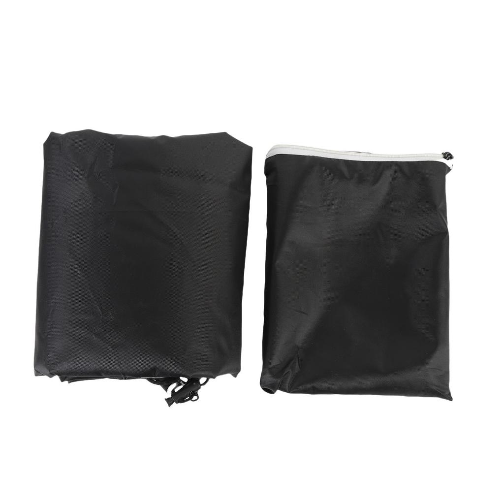 IBC Tote Cover with Zipper 420D Oxford Fabric Outdoor Water Tank Protective Cover Windproof