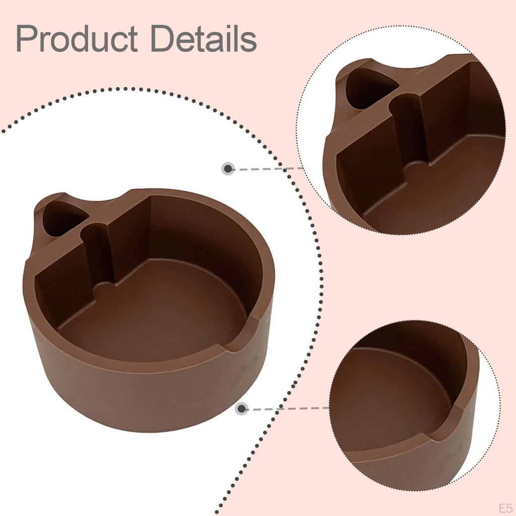Box Accessory Espresso Dump Bin Grounds Container for Cafe Restaurant