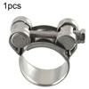 Hose Clamp Engine Intake Exhaust System Silicone Silver Small Set Screw