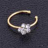 1Pc Small Thin Clear  Flower Nose Ring Charm Nose Ring Jewelry